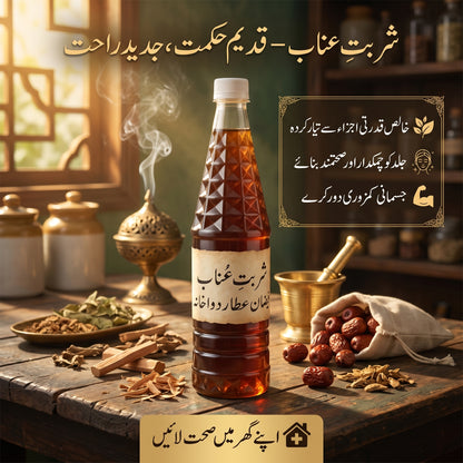 Combo Deal 4 Summer Syrups (Aunab, Badam, Sandal & Alo Bakhara)